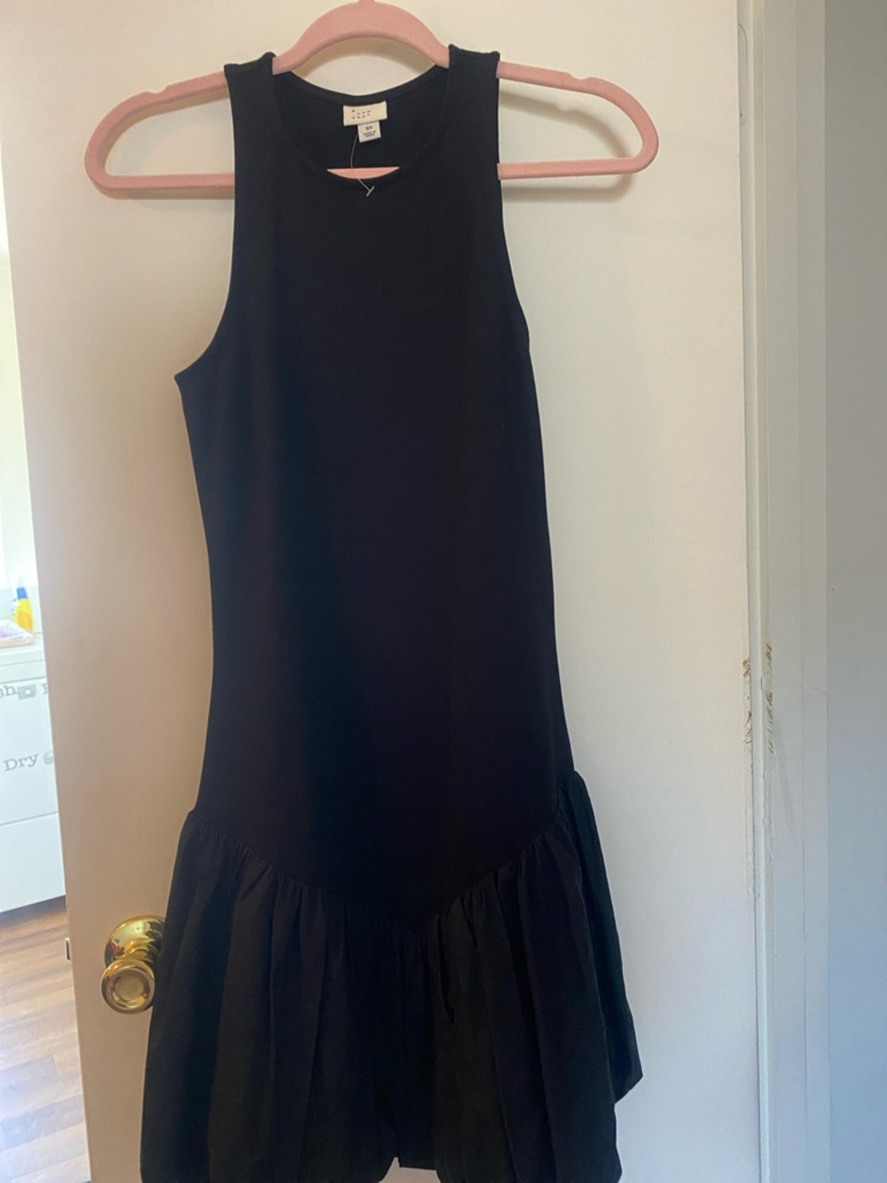 a new day Black Sleeveless Crewneck Dress